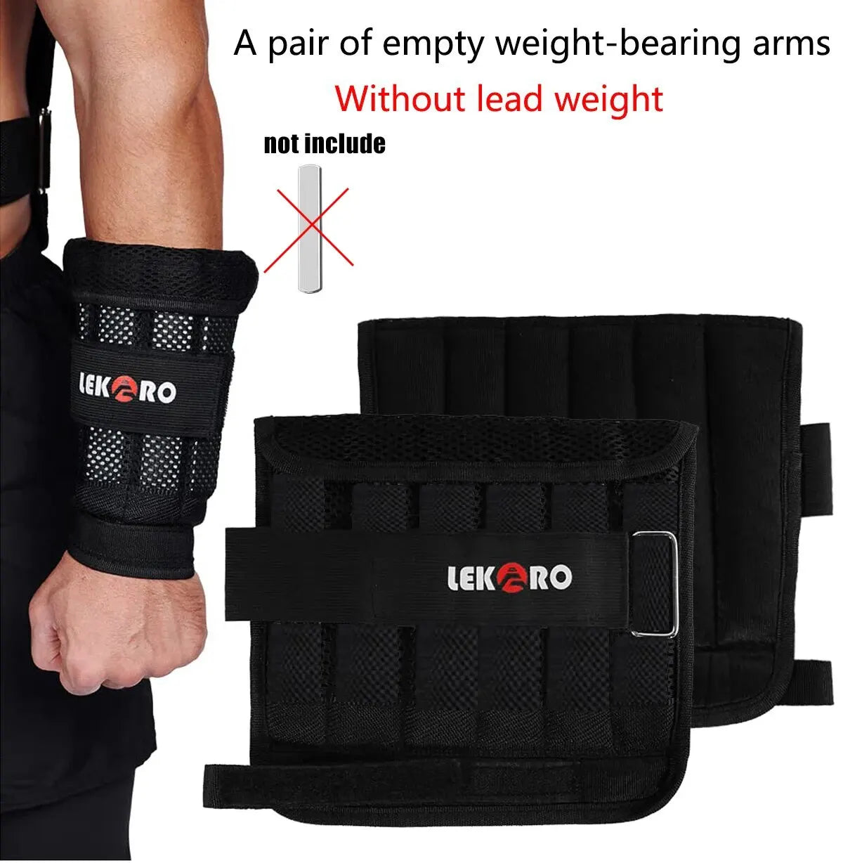 20kg Adjustable Weight Training Suit Empty Bag Fitness Running Vest, Hand And Foot Strength Training Physical Training Clothing