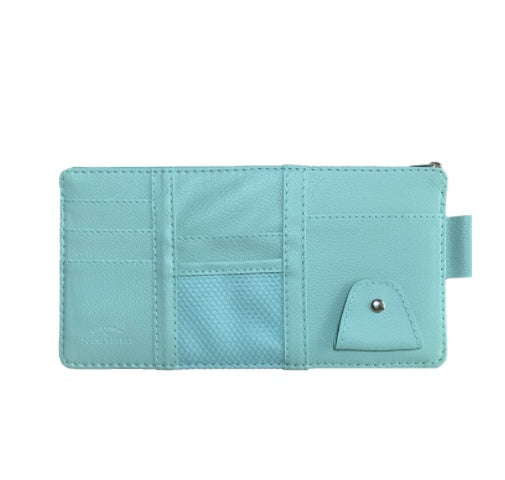 Car Auto Sun Visor Point Pocket Organizer Pouch Bag Card Glasses Storage Holder Car-Styling  IC Card Holder Sunshade Bag