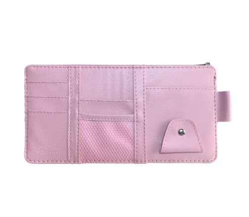 Car Auto Sun Visor Point Pocket Organizer Pouch Bag Card Glasses Storage Holder Car-Styling  IC Card Holder Sunshade Bag